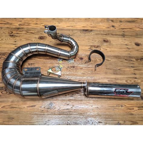 Jual Knalpot Vespa Racing Kiri DRC Type Anaconda Stainless Steel