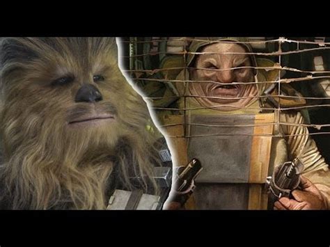 Escena Eliminada De Star Wars El Despertar De La Fuerza Chewbacca Vs