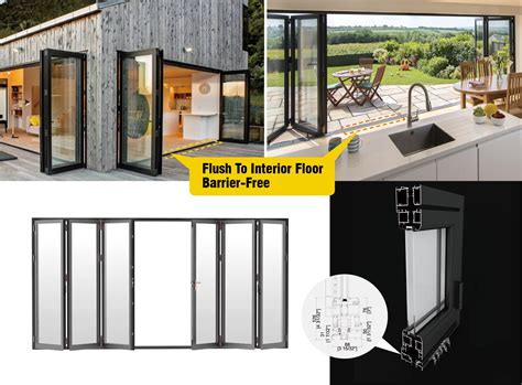 Doorwin Nfrc As Standard Cheap Internal External Aluminium Bi Fold