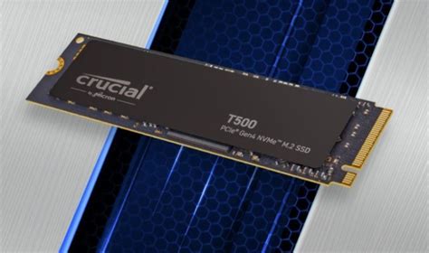 1TB Crucial T500 Gen4 NVMe SSD With Heatsink For Sony PS5 Available At