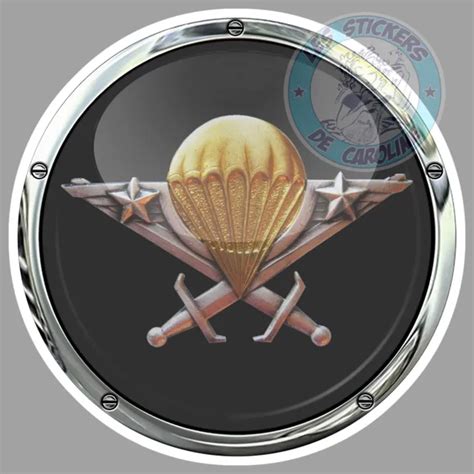 Sticker Insigne Militaire Brevet Parachutiste Du Cameroun Autocollant