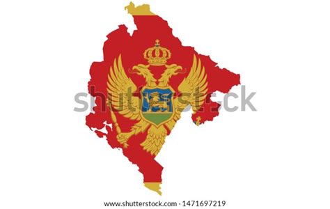 Montenegro Flag Map Combine Stock Vector (Royalty Free) 1471697219 | Shutterstock