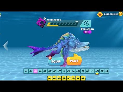 Hungry Shark Evolution The Abyssaurus Shark Unlock All Sharks