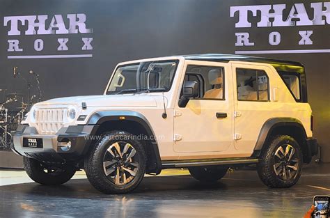 Mahindra Thar Price Roxx Launched Interior Features Exterior