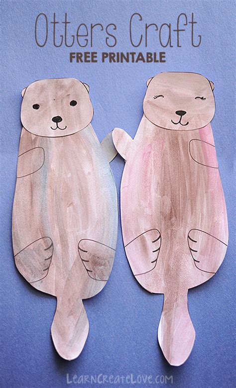 Otter Crafts For Preschoolers