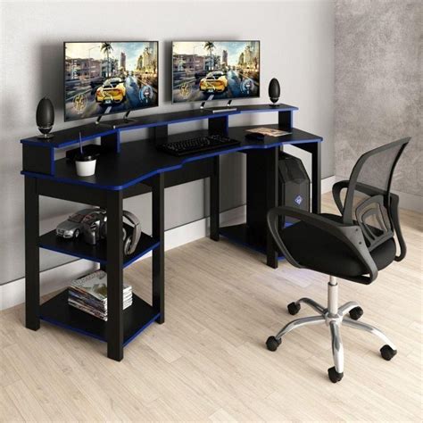 Mesa Gamer Mais Cadeira Gamer Casas Bahia