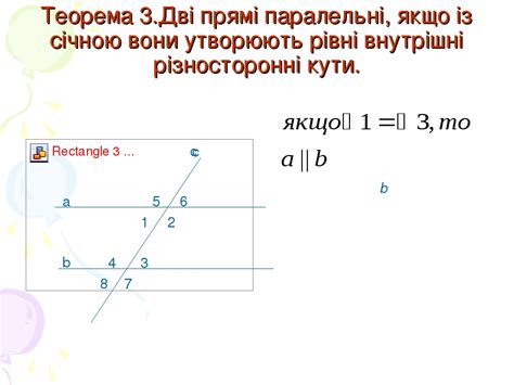 Тема уроку «Паралельні прямі