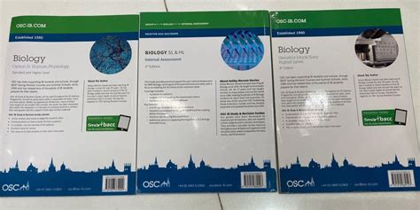 Osc Study And Revision Guide For Ib Biology 興趣及遊戲 書本 And 文具 教科書 Carousell