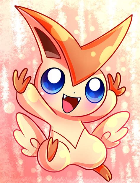 Colorful Victini By Angelrosestar On Deviantart