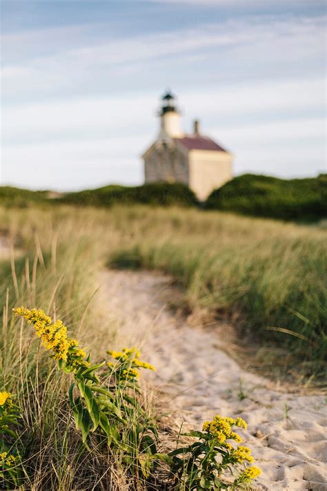 "Block Island North Lighthouse" by Stocksy Contributor "Raymond Forbes ...