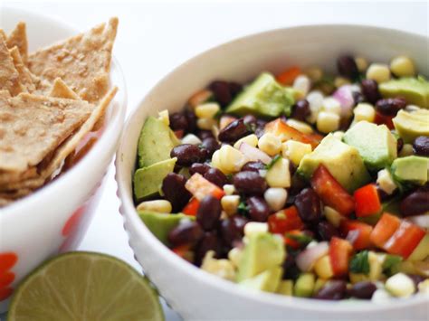 Black Bean Corn Avocado Salad Shifty Crafty