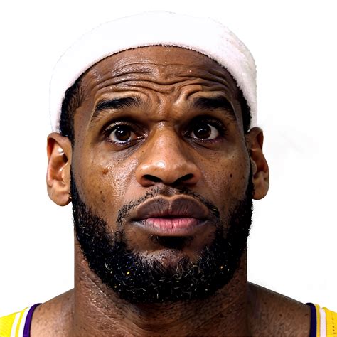 Download Lebron James Face Close Up Png 19