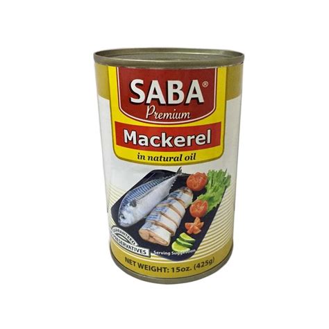 Saba Premium Mackerel In Natural Oil G Citimart