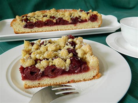 Saftiger Kirsch Streusel Kuchen Vom Blech Von Fenchelhexe Chefkoch