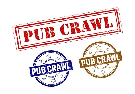 Premium Vector Pub Crawl Rubber Sign Or Stamp Grunge Rubber Stamp Sale Badge Vintage Old Texture