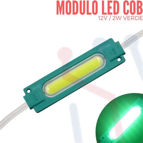 Modulo Led Cob Verde Vdc Ip