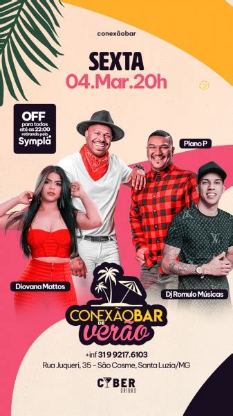 Conexão de Verão Sexta 04 03 em Santa Luzia 2023 Sympla