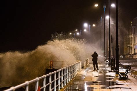 Storm Eleanor Weather Body Found In Sea As 80mph Winds And Rain Batter