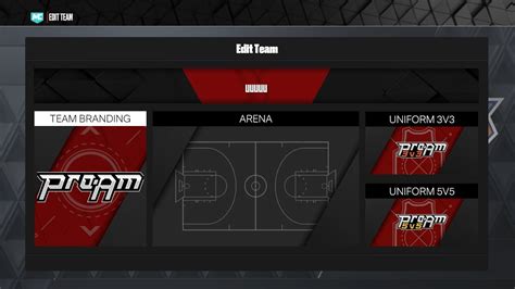 Nba K How To Create A Pro Am Team Customize Pro Am Team In K