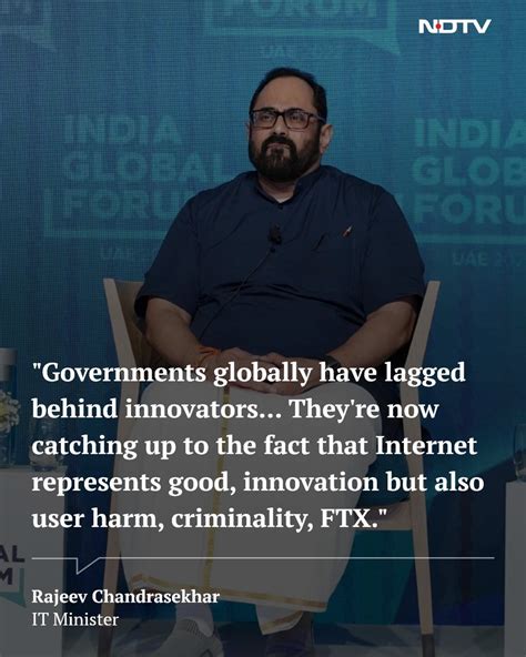 IGF NDTV Exclusive IT Minister Rajeev Chandrasekhar Rajeev GoI On