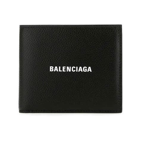 Balenciaga 巴黎世家 品牌logo 牛皮8卡對開短夾 歐系精品包配件 Yahoo奇摩購物中心