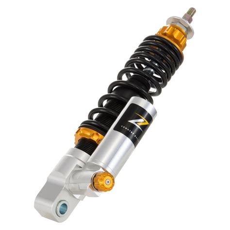 Shock Absorber Zelioni Front Aluminium Cnc Body Silver Orange Spring