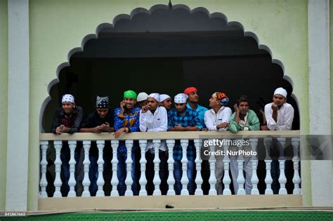 Nepalese Muslims Arrive To Offering Ritual Prayer During Celebration