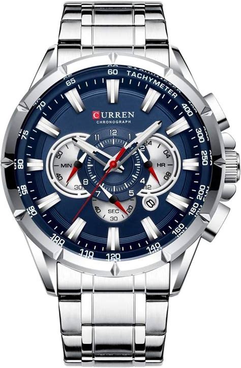 Curren Watch Curren Wrist Watch Men Waterproof Chronograph Military