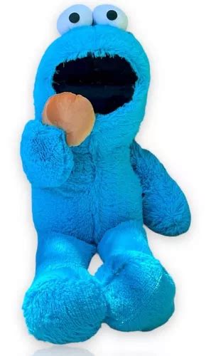 Peluche Monstruo Come Galletas Plaza Sésamo 75 Cm Premium en venta en