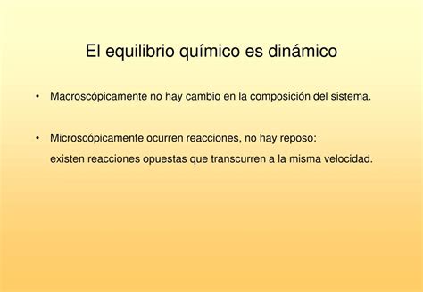 Ppt Equilibrio Químico El Contexto Powerpoint Presentation Free