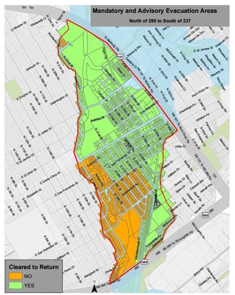 San Jose Flood Map