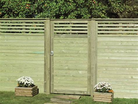 Canterbury Combi Slatted Garden Gate Kit Jacksons Fencing