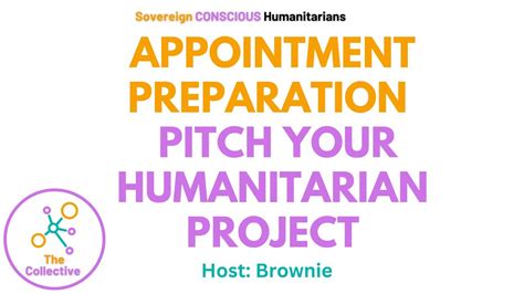 Appointment Preparation Pitch Your Humanitarian Project YouTube