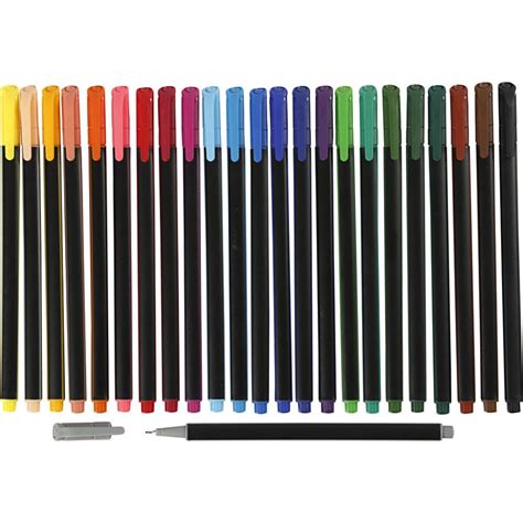 Achetez Feutres Fineliner Colortime Trait 0 6 0 7 Mm Ass De Couleurs
