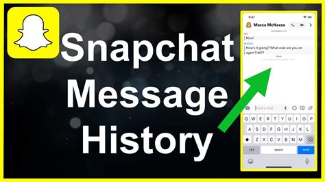 How To View Snapchat Message History Youtube