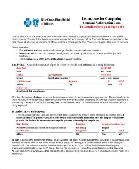 Free 17 Sample Authorization Forms In Ms Word Pdf Excel