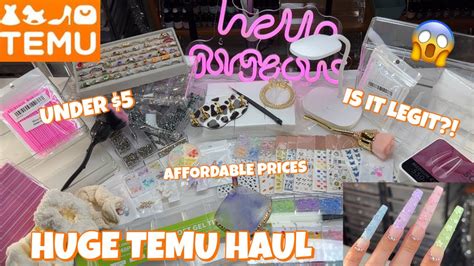 HUGE 240 TEMU NAIL HAUL UNBEATABLE DEALS IS IT LEGIT TRYING