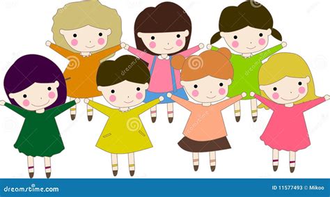 Seven Kids Stock Photos Image 11577493