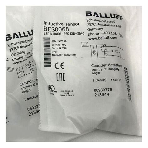 One New Balluff Proximity Sensor BES M18MQ1 PSC12B S04G Fast Shipping