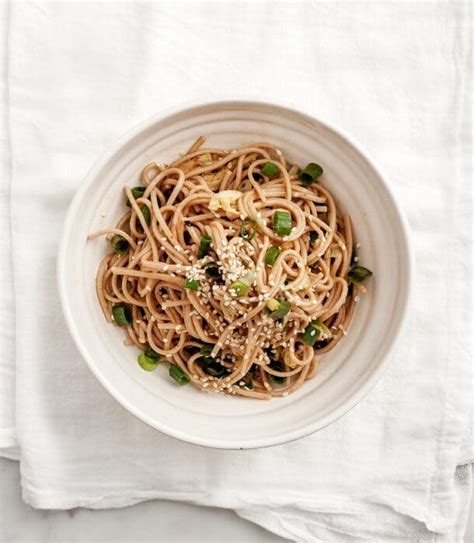 Sesame Shiitake Soba Noodles Recipe Love And Lemons