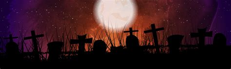 Halloween night cemetery with full moon abstract background 30944392 ...