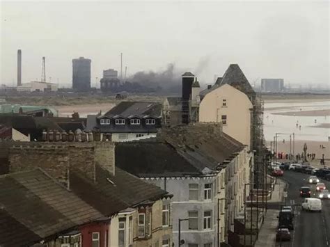 Live Drone Footage Shows Dramatic Moment Redcar Blast Furnace Is