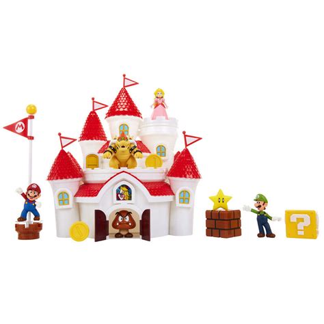 Playset Castillo Deluxe Reino Champi On Super Mario Bros