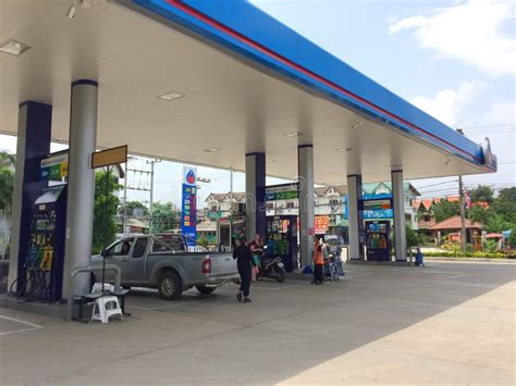 Ptt Gas Station In Pai Thailand Editorial Stock Image Image Of Petrol