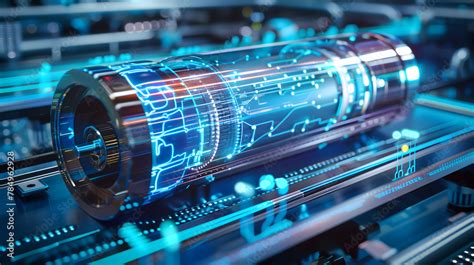 Illustration Of A Modern Battery Envisioned As A Cornerstone Of Energy