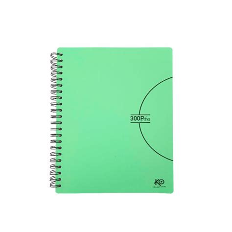 Cahier Ko Wiro Pages Pf Avec Couverture Plastique Uni