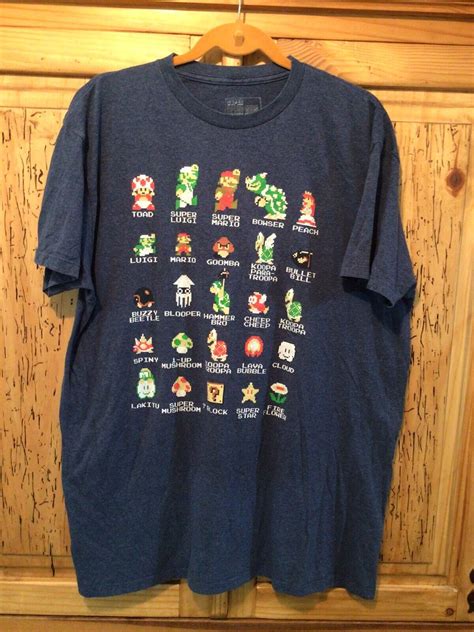 Nintendo Super Mario Bros Character Tshirt Size Xl Or Gem