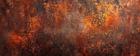 Metallic Background Featuring A Rusted Weathered Iron Surface With