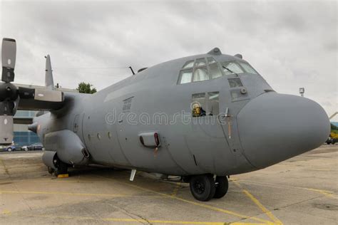 Lockheed C-130 Hercules Military Cargo Plane of the Romanian Air Force ...