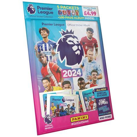 Premier League Official Sticker Collection Starter Pack Smyths